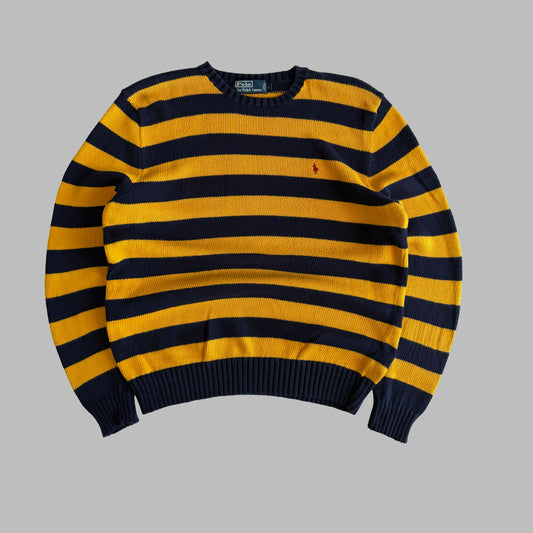 90s Polo Ralph Lauren Striped Heavy Knit - L