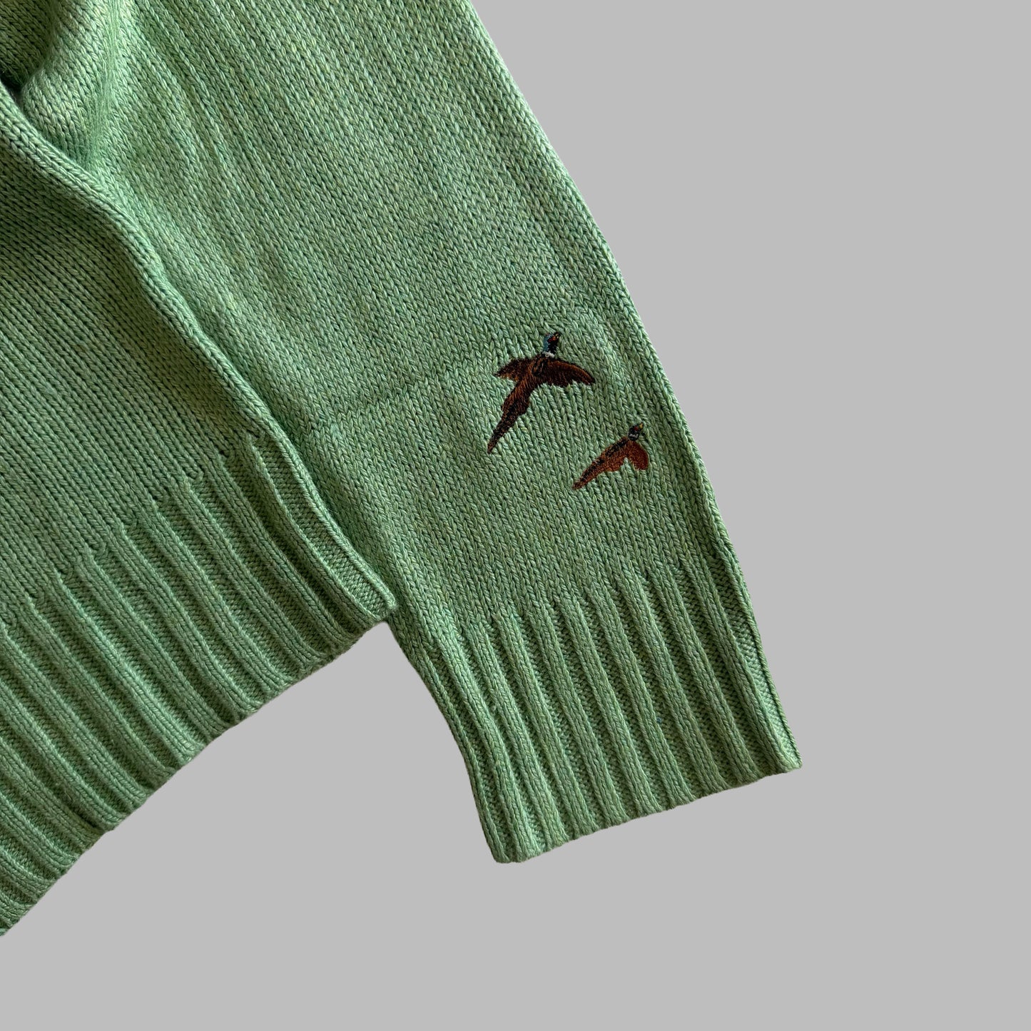 90s Polo Ralph Lauren Embroidered Bird Knit - XL
