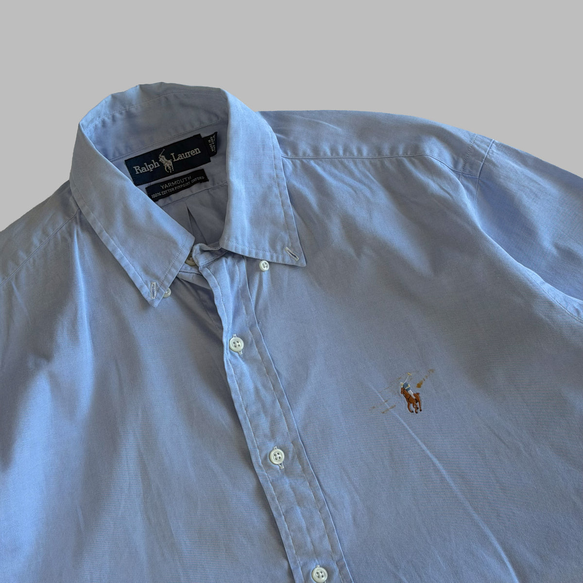 90s Polo Ralph Lauren Cotton Button Up Shirt - L
