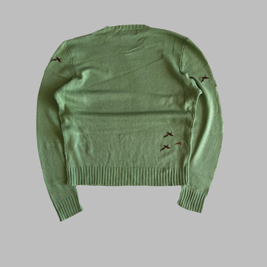 90s Polo Ralph Lauren Embroidered Bird Knit - XL