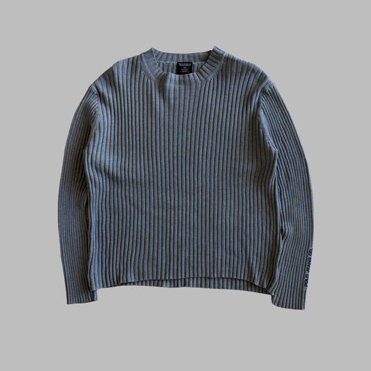 90s Ralph Lauren Polo Jeans Ribbed Sweater - XL