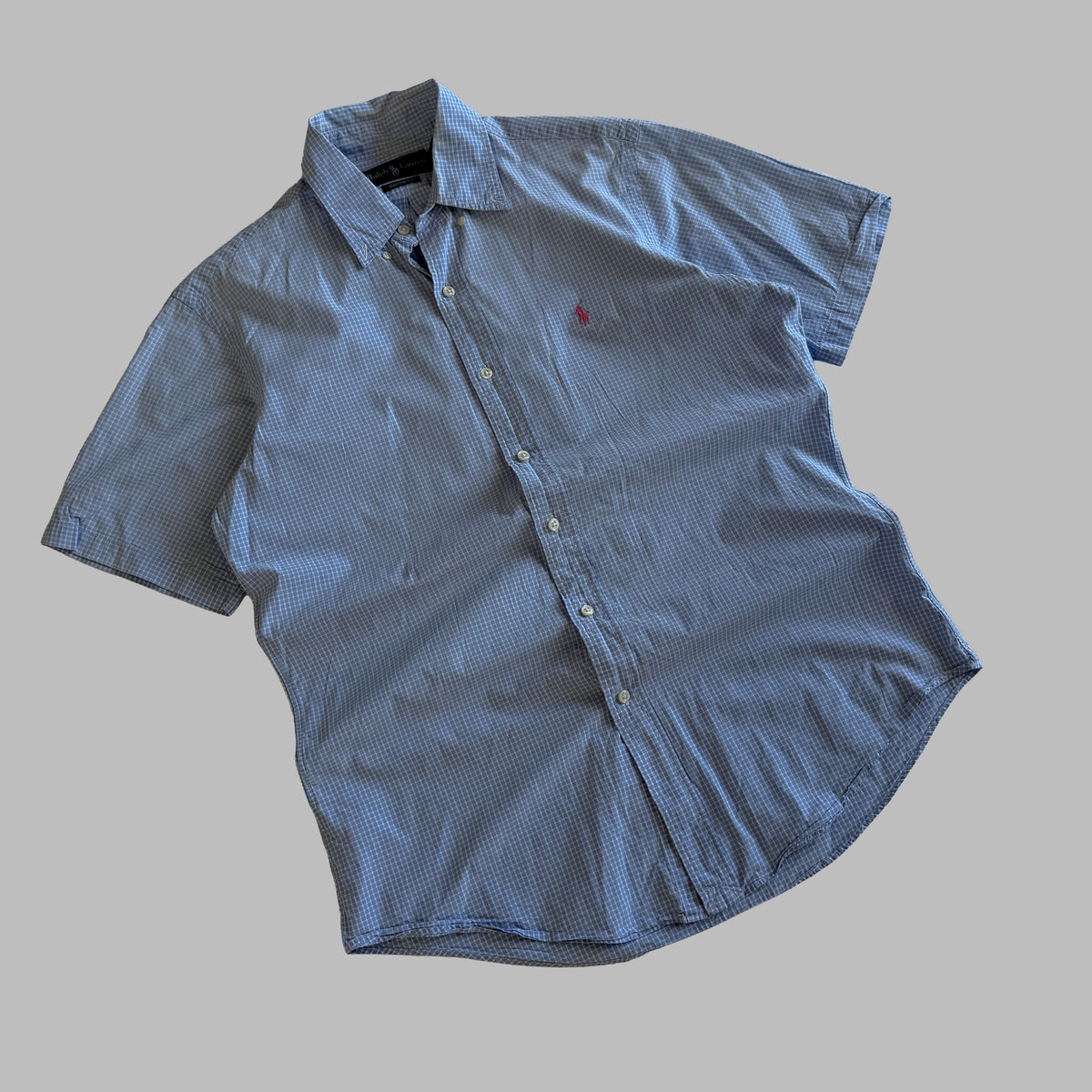 90s Polo Ralph Lauren Checkered Button Up Shirt - S