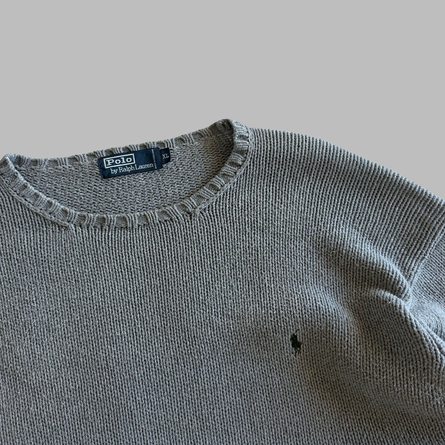 90s Polo Ralph Lauren Heavy Knit - XL