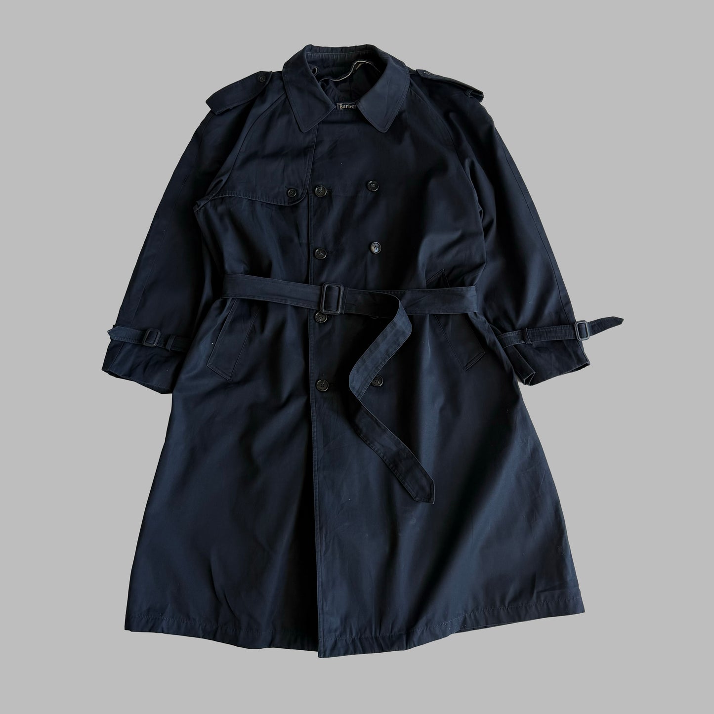 90s Double Breasted Burberry trench Coat - M