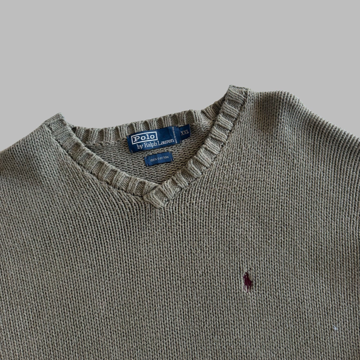 90s Polo Ralph Lauren Heavy Knit - XXL