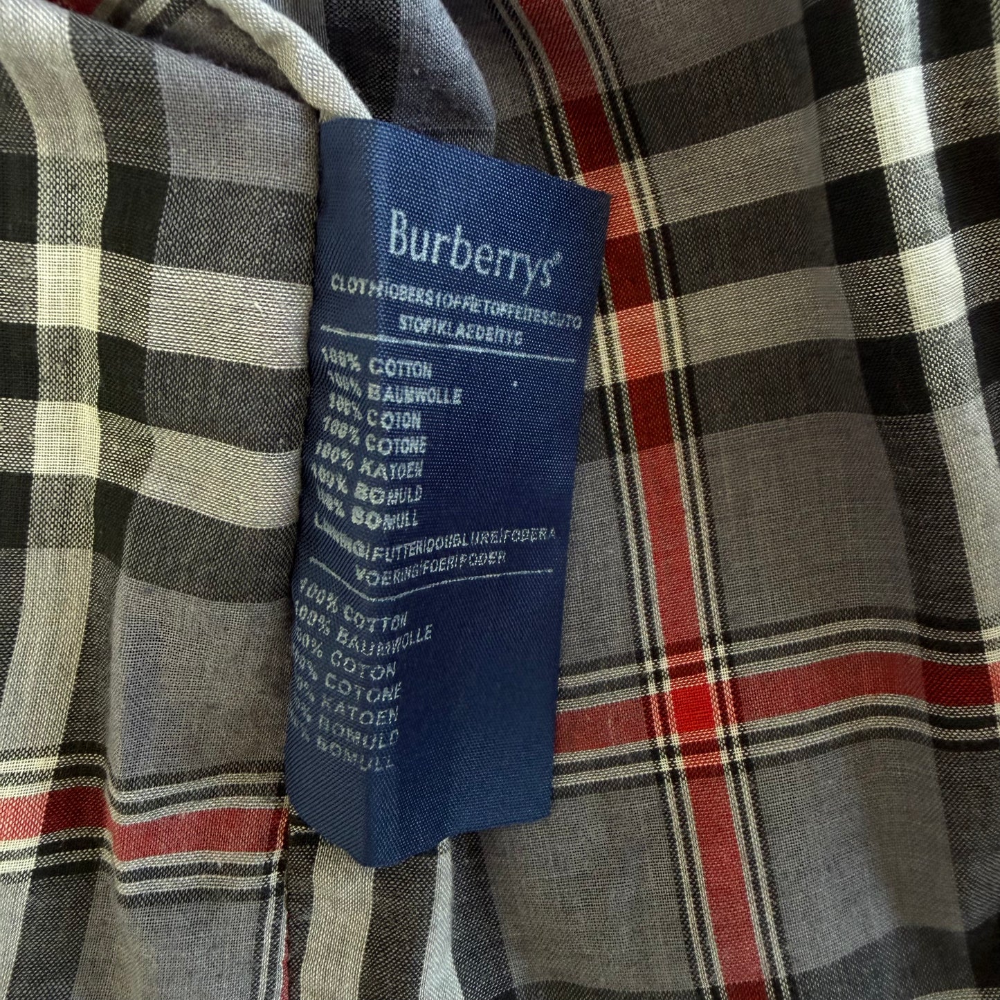 90s Double Breasted Burberry trench Coat - M