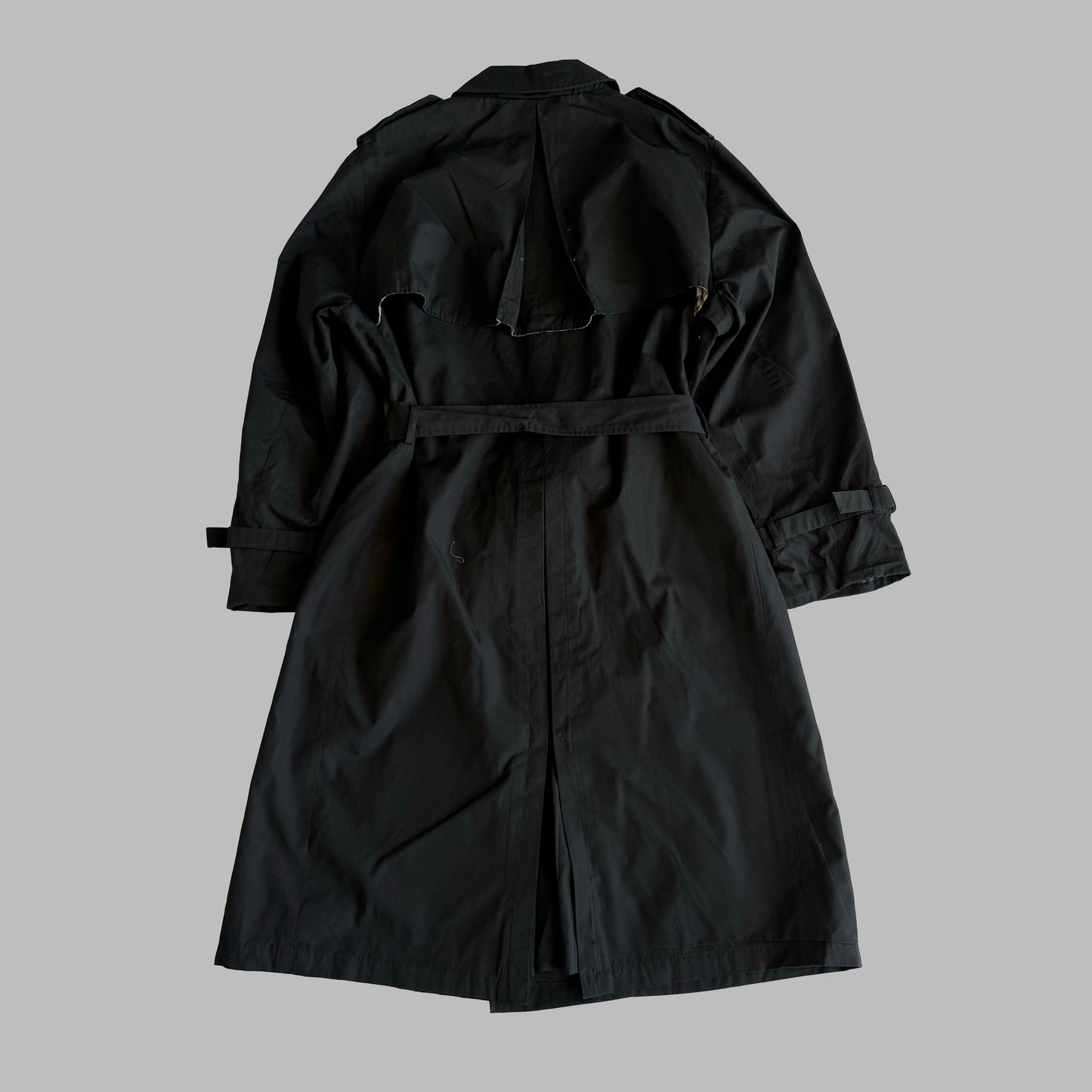 90s Double Breasted Burberry trench Coat - M