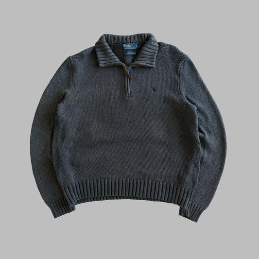 90s Polo Ralph Lauren Quarter Zip - L