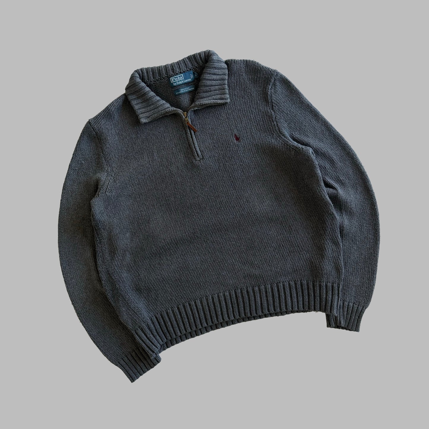 90s Polo Ralph Lauren Quarter Zip - L