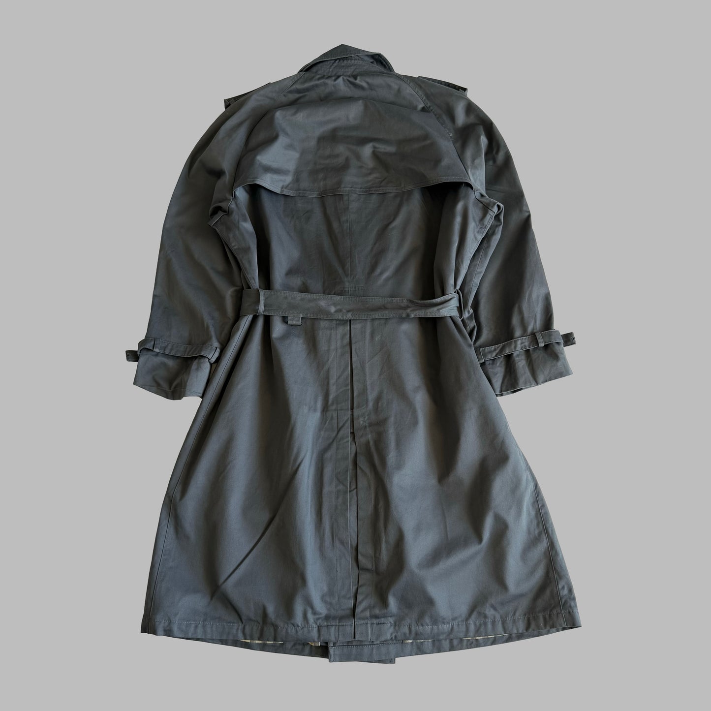 90s Double Breasted Burberry trench Coat - L
