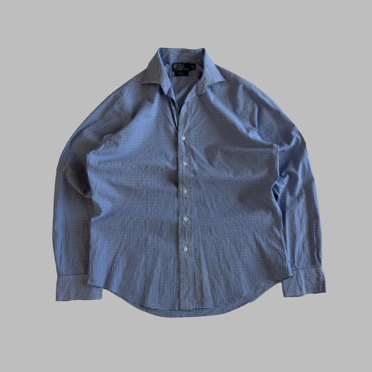 90s Polo Ralph Lauren Gingham Button Up Shirt - M