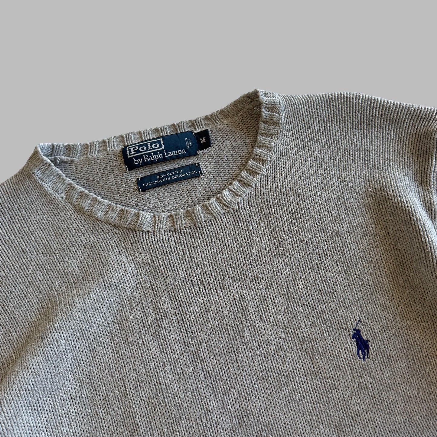 90s Polo Ralph Lauren Heavy Knit - M