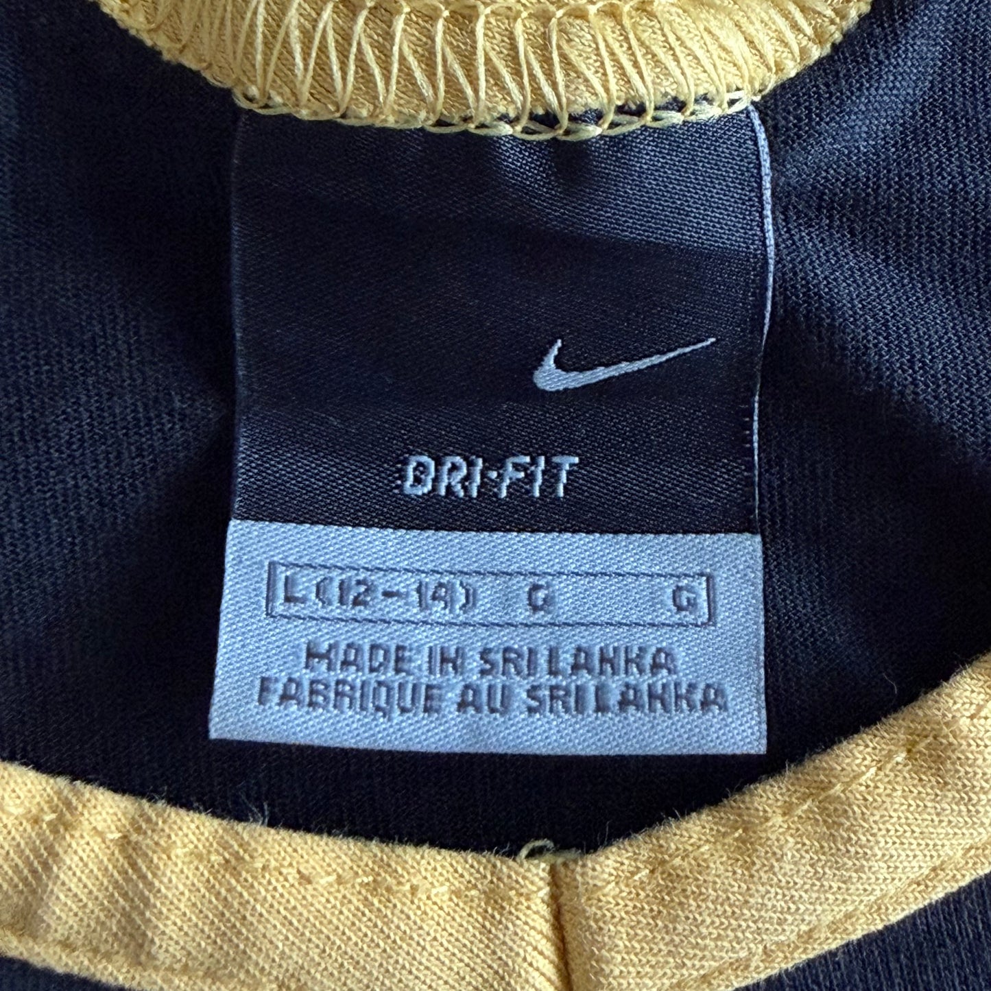 Y2K Nike Striped Racer Back Tank - L