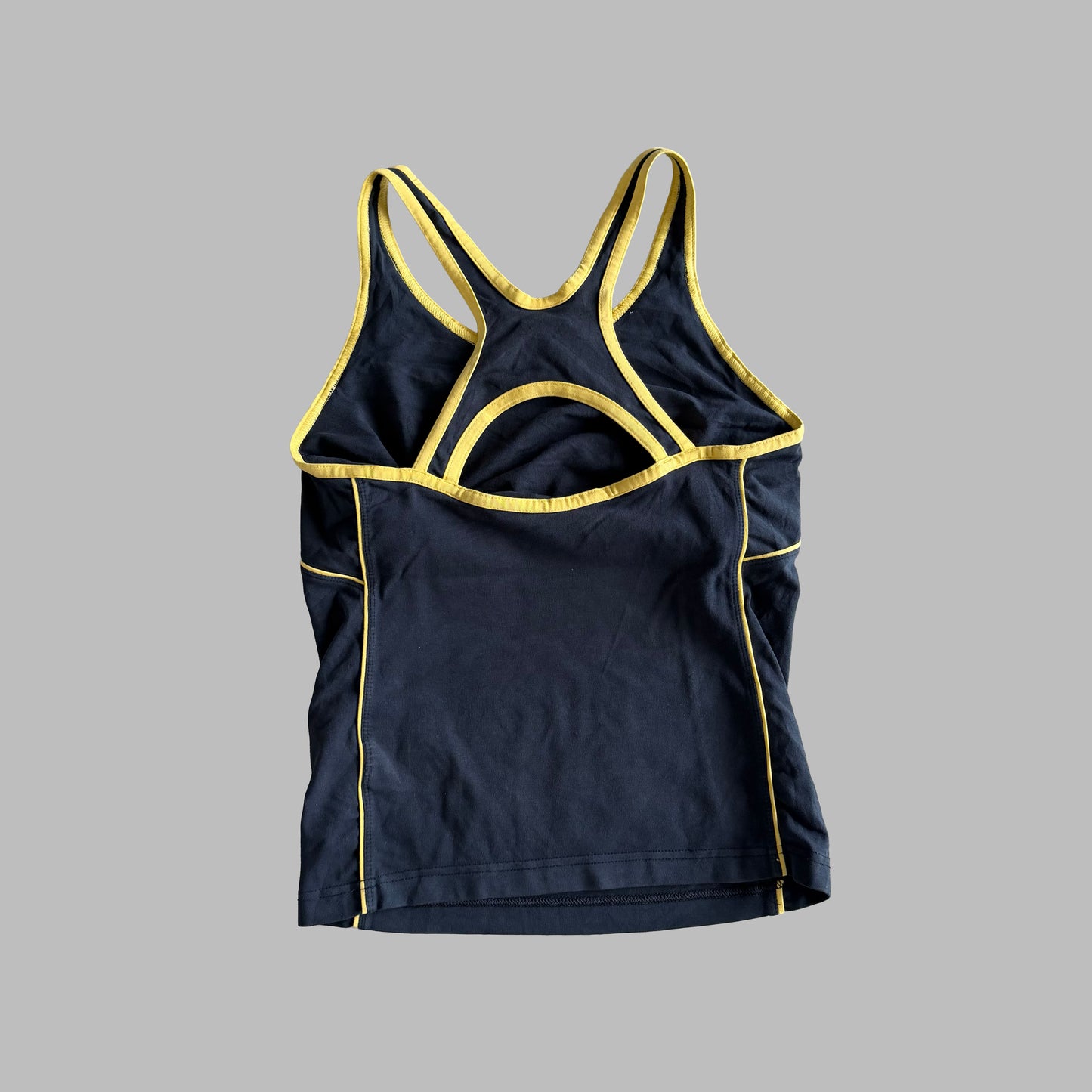 Y2K Nike Striped Racer Back Tank - L