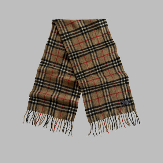 90s Burberry Nova Check Scarf