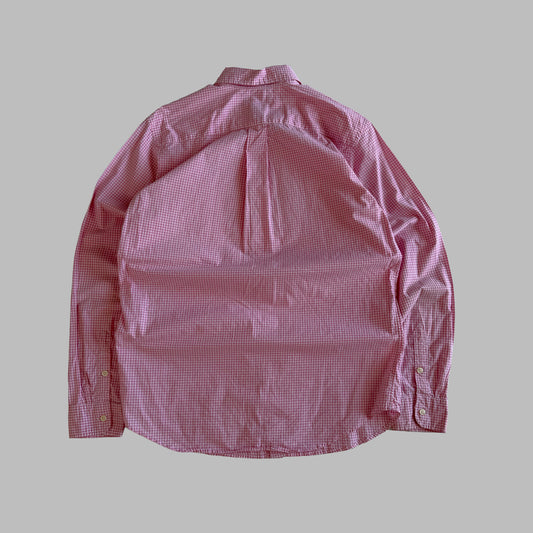 Y2K Polo Ralph Lauren Gingham Button Up Shirt - M