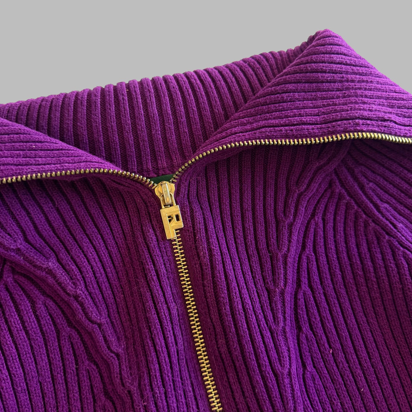Y2K Polo Ralph Lauren Turtle Neck Quarter Zip - L