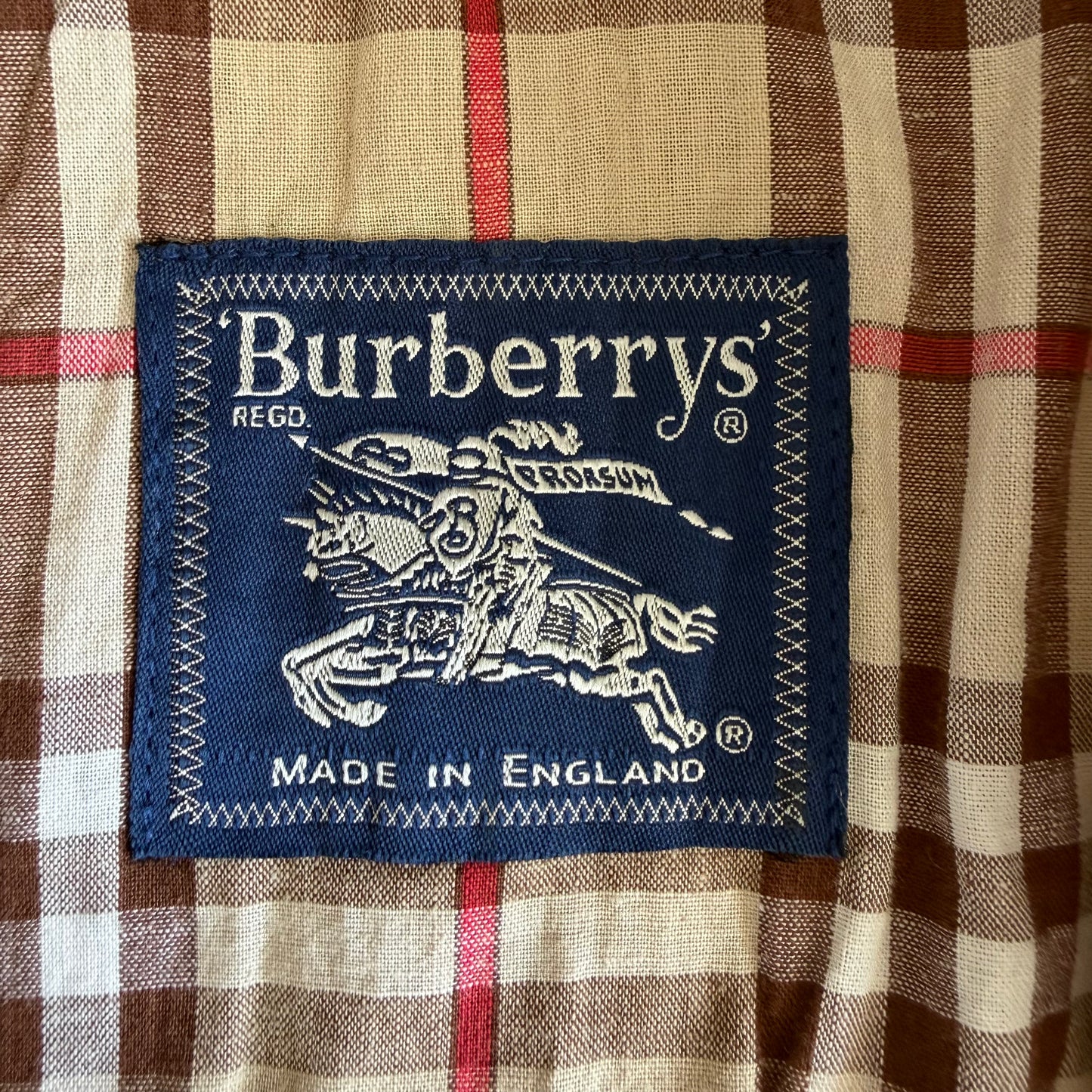 90s Double Breasted Burberry trench Coat - S