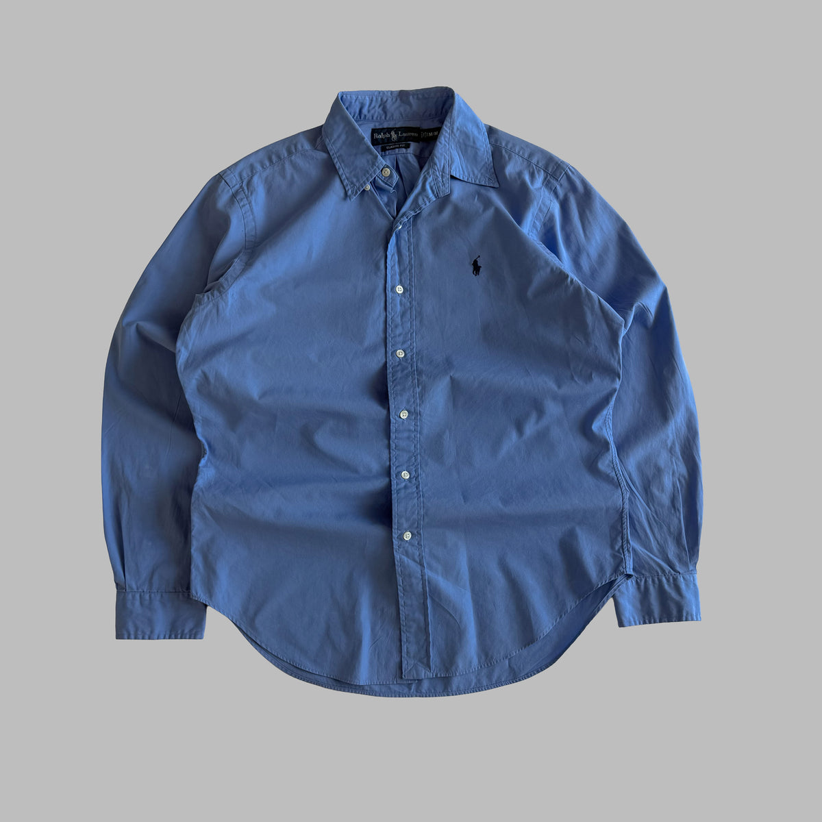 90s Polo Ralph Lauren Cotton Button Up Shirt - M