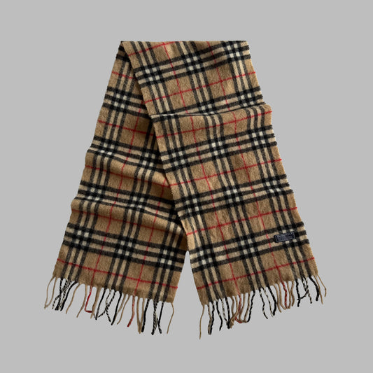 90s Burberry Nova Check Scarf