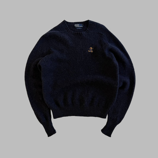 90s Ralph Lauren Polo Bear Wool Knit - L