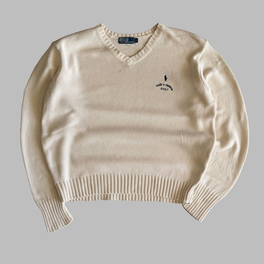 90s Polo Ralph Lauren Heavy Knit Sweater - L