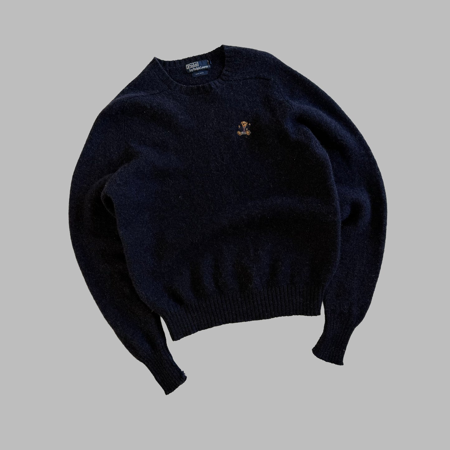90s Ralph Lauren Polo Bear Wool Knit - L
