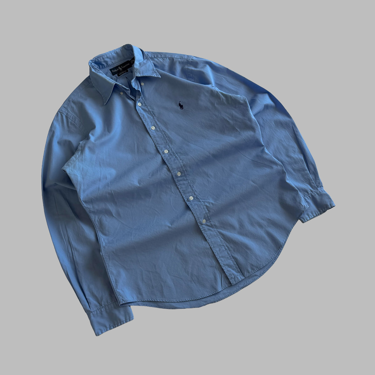90s Polo Ralph Lauren Cotton Button Up Shirt - M