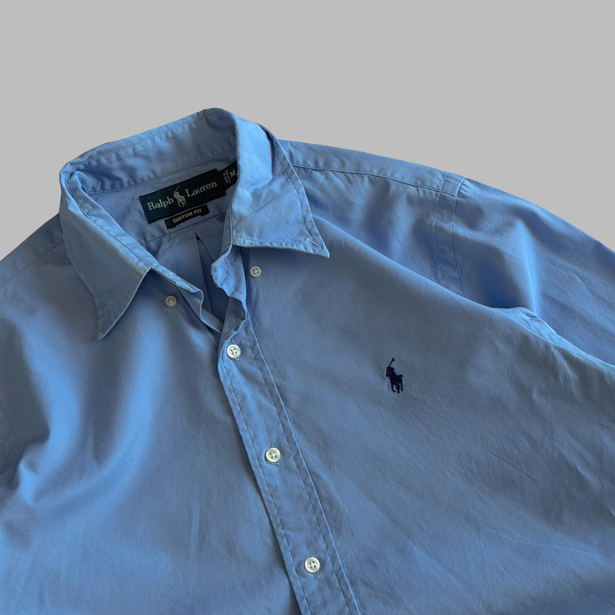 90s Polo Ralph Lauren Cotton Button Up Shirt - M