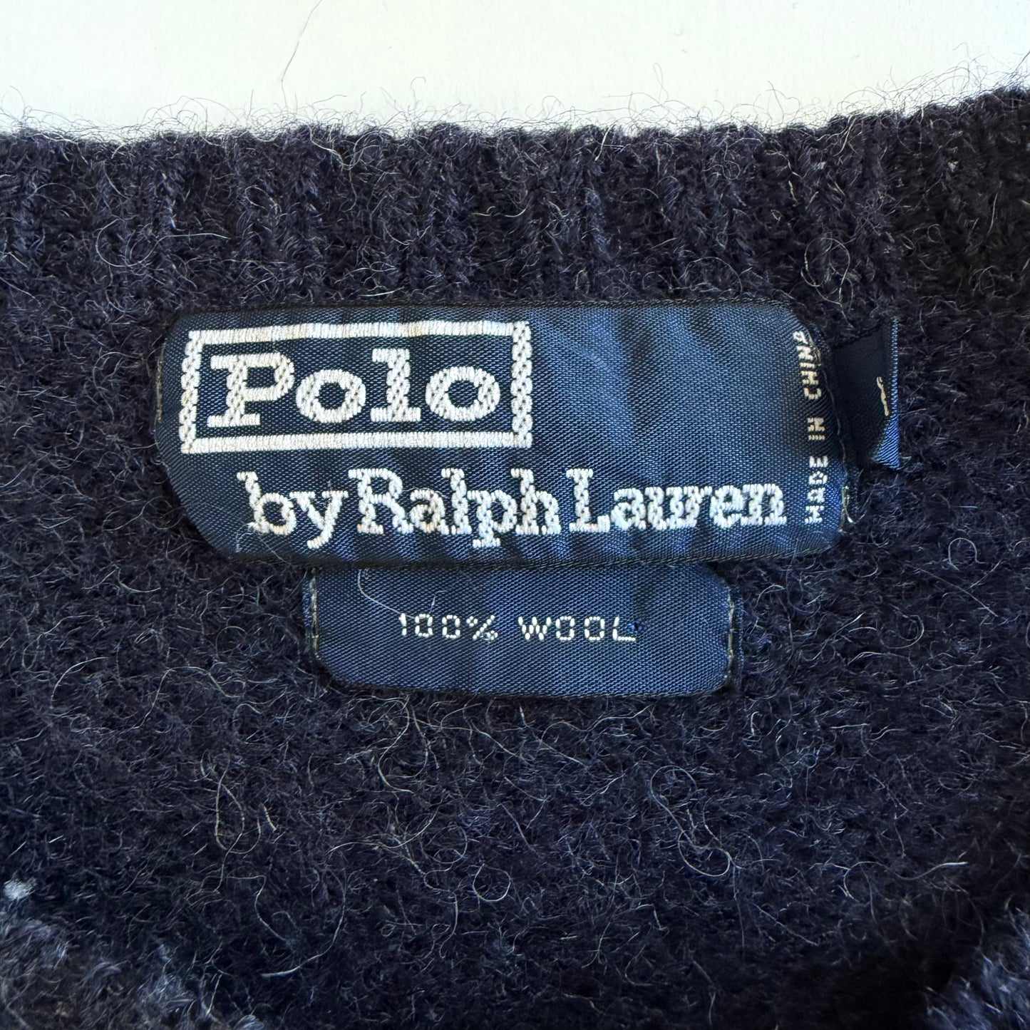 90s Ralph Lauren Polo Bear Wool Knit - L
