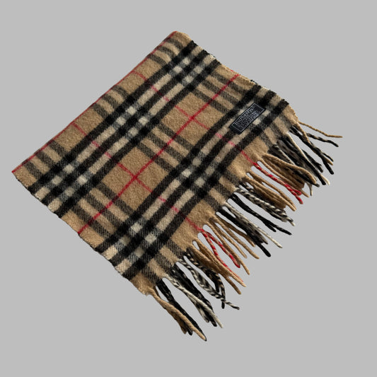 90s Burberry Nova Check Scarf
