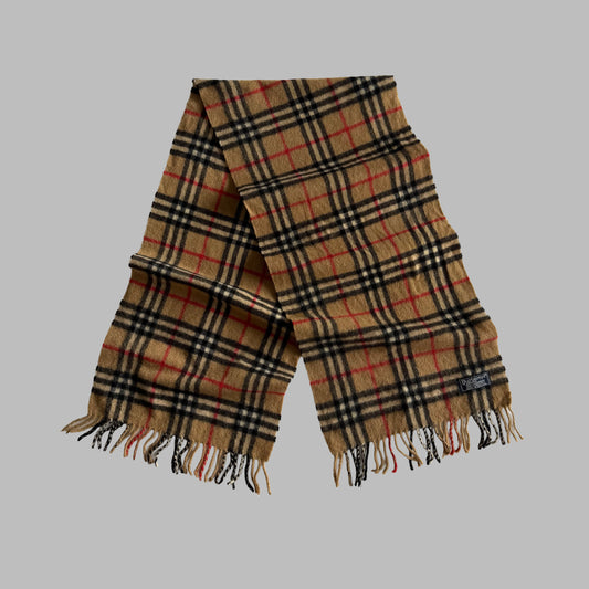 90s Burberry Nova Check Scarf