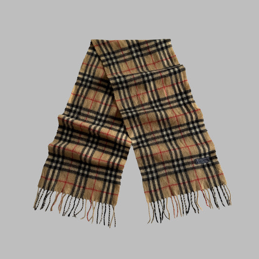 90s Burberry Nova Check Scarf
