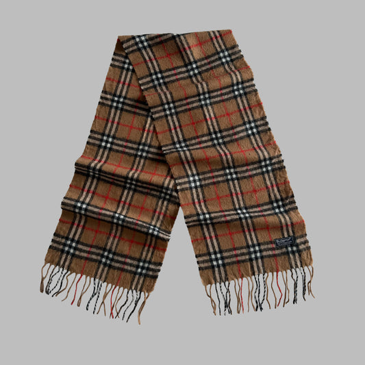 90s Burberry Nova Check Scarf