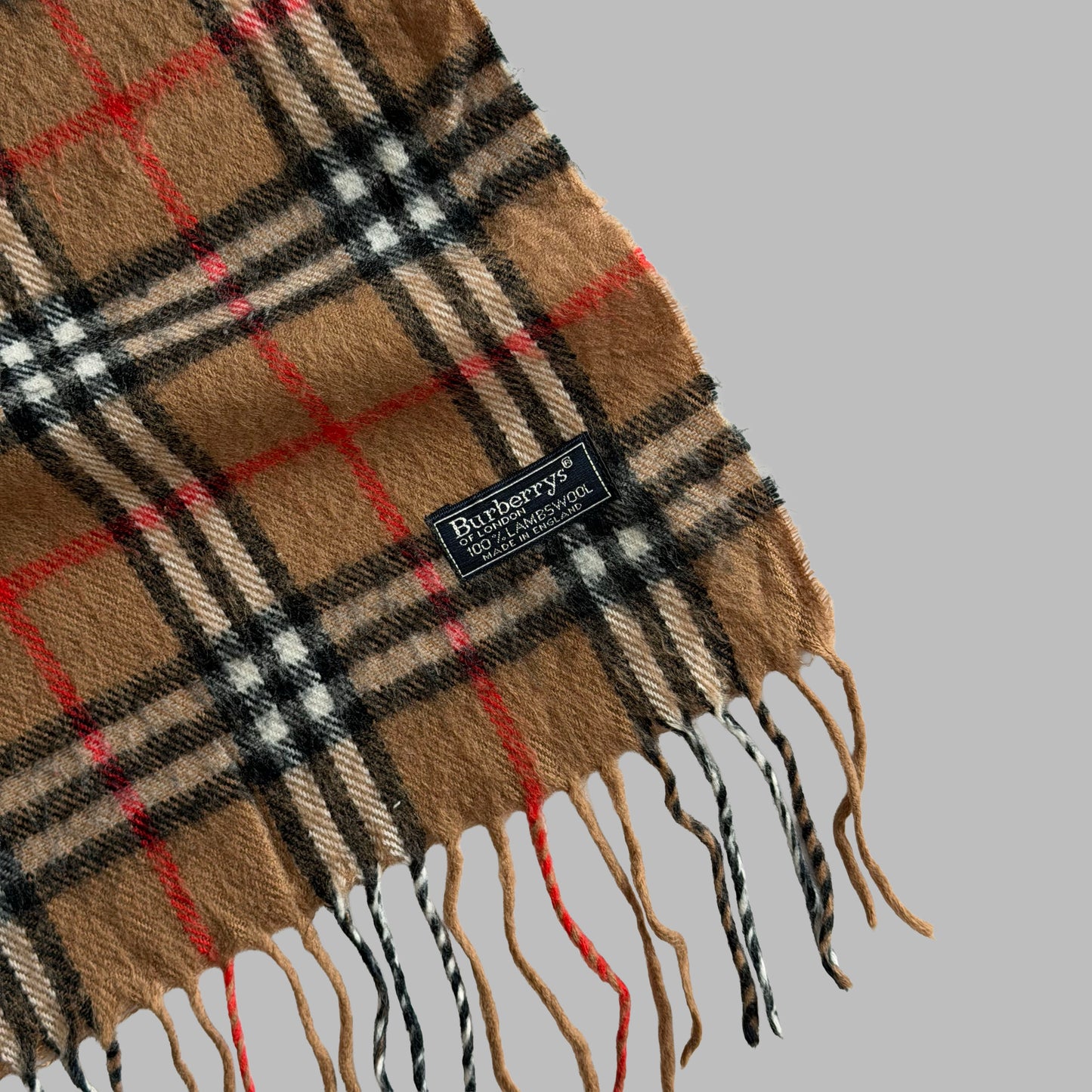 90s Burberry Nova Check Scarf