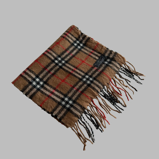 90s Burberry Nova Check Scarf