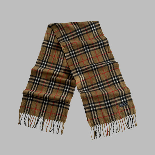 90s Burberry Nova Check Scarf