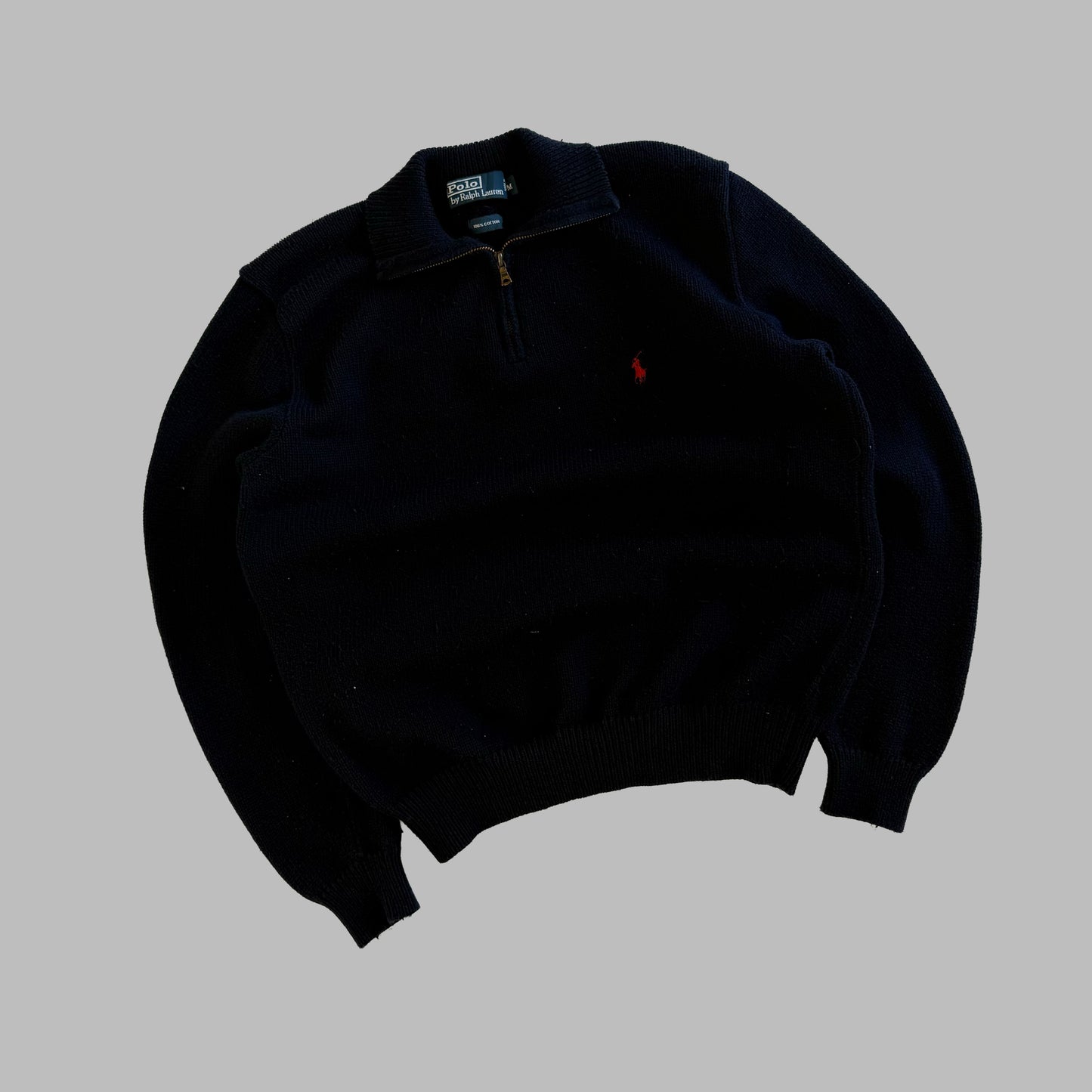 90s Polo Ralph Lauren Quarter Zip - M