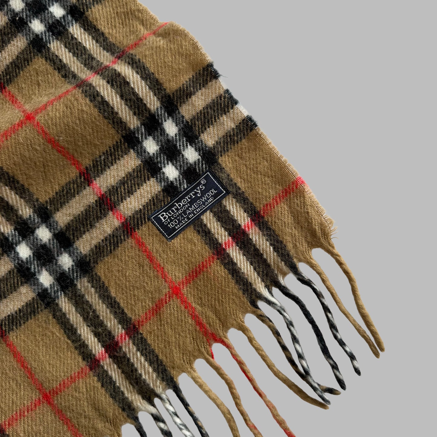 90s Burberry Nova Check Scarf