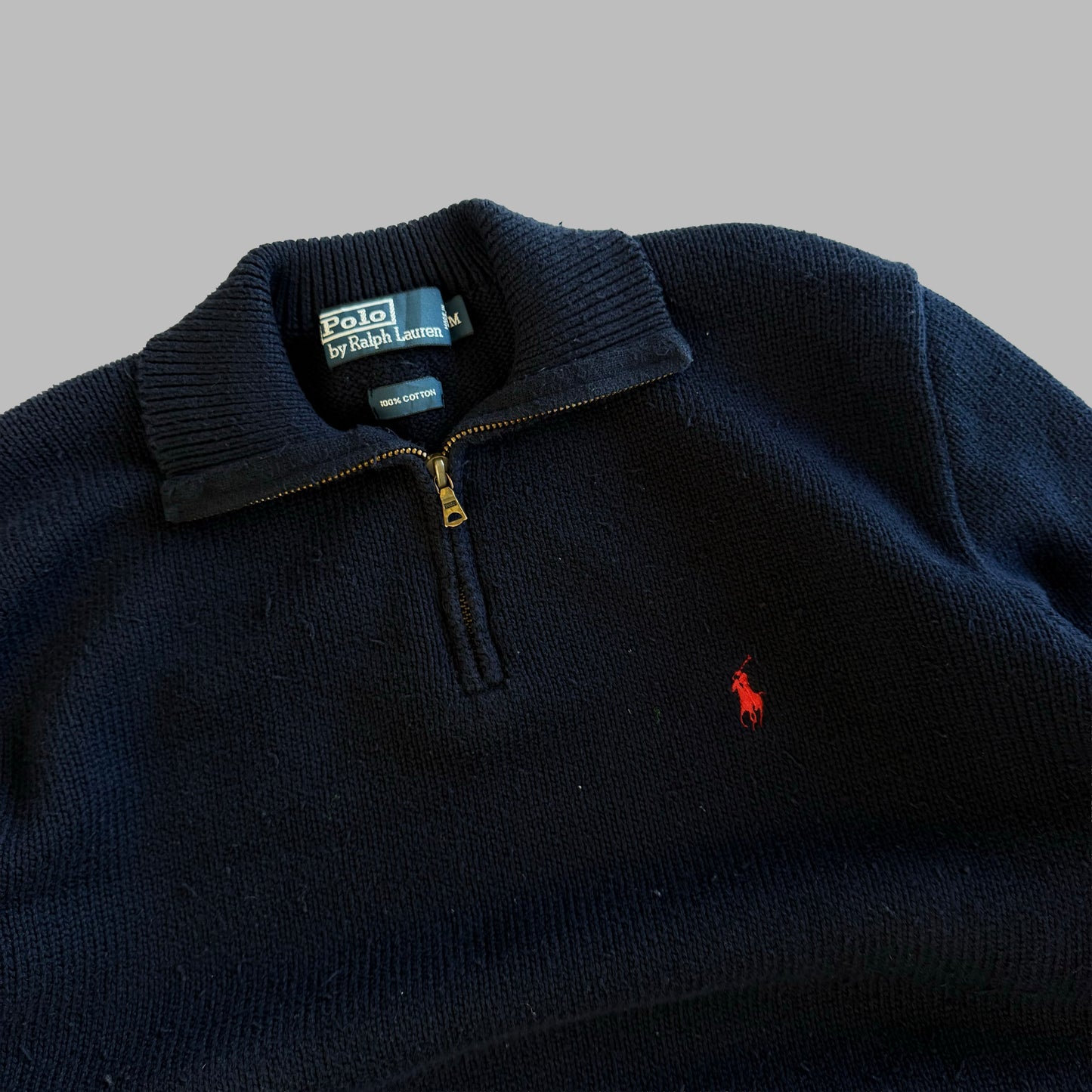 90s Polo Ralph Lauren Quarter Zip - M