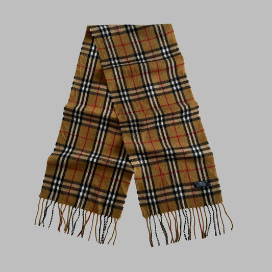 90s Burberry Nova Check Scarf