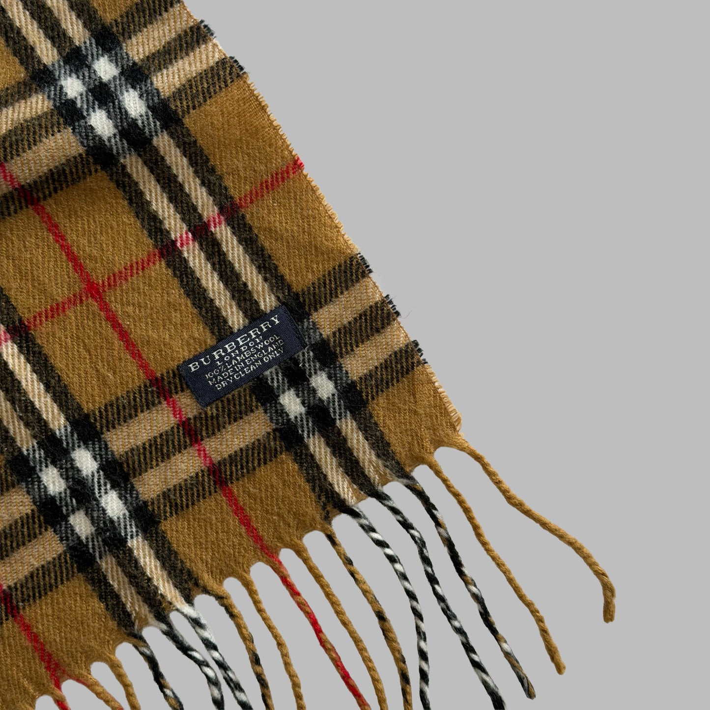 90s Burberry Nova Check Scarf