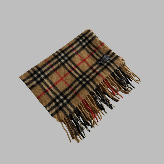 90s Burberry Nova Check Scarf