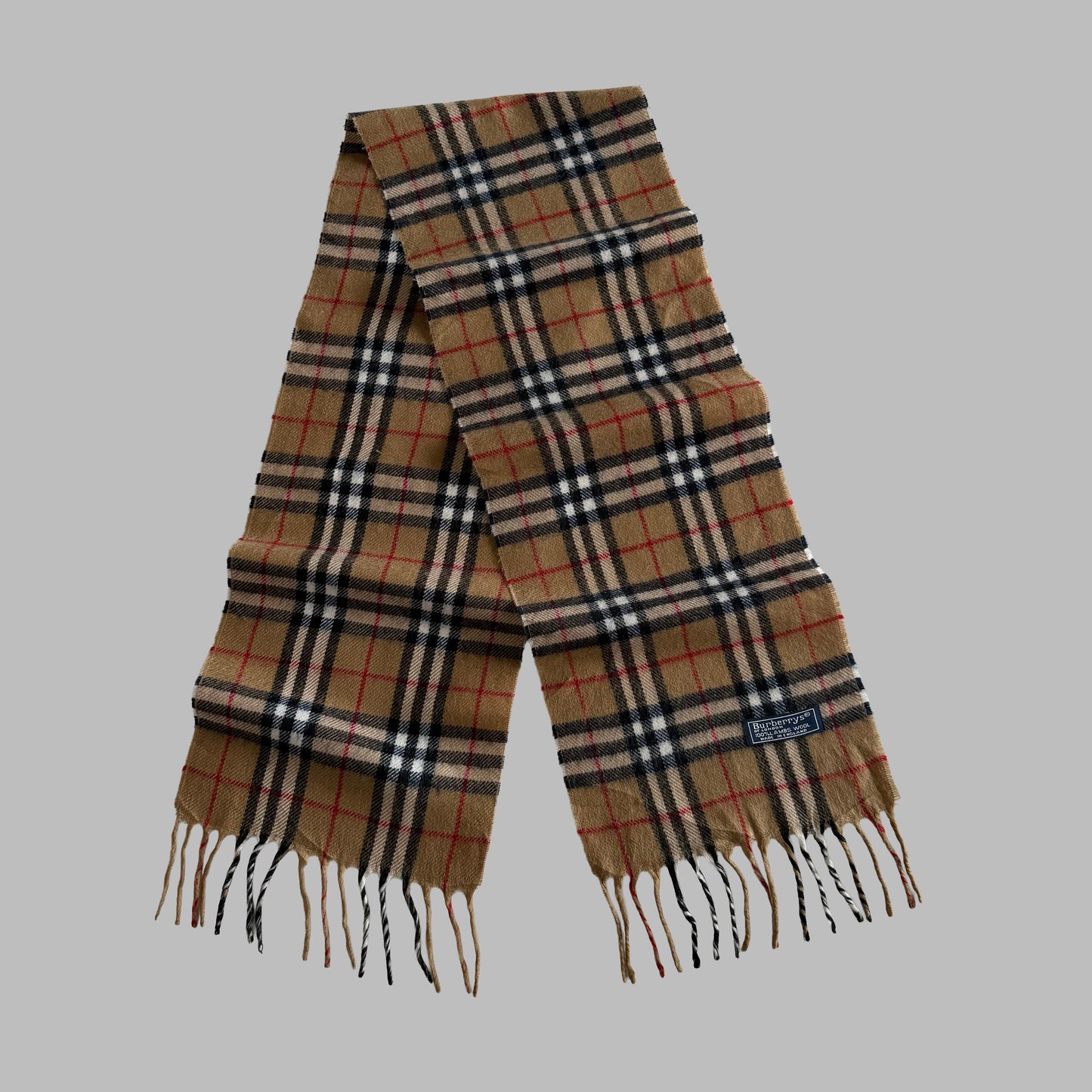 90s Burberry Nova Check Scarf