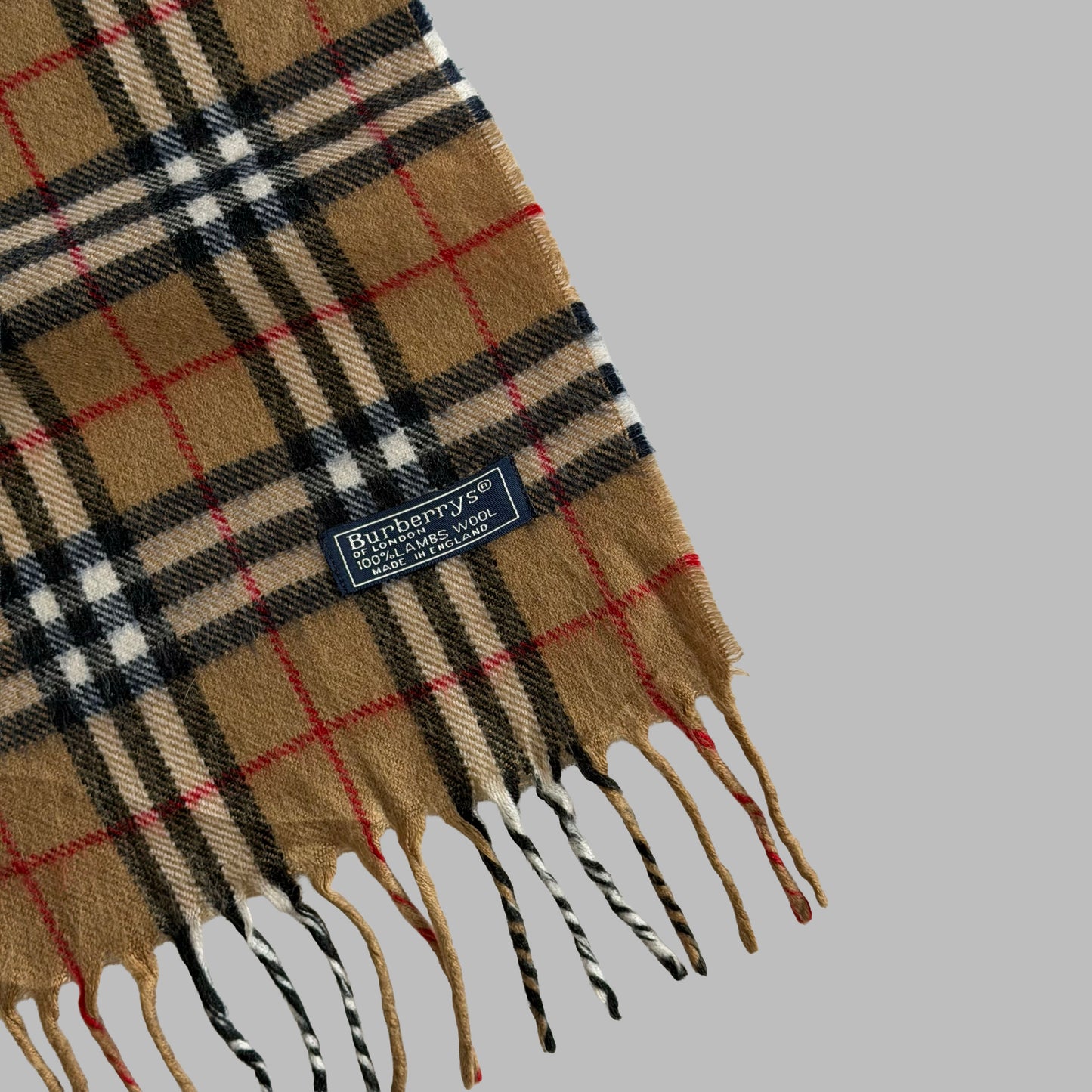 90s Burberry Nova Check Scarf