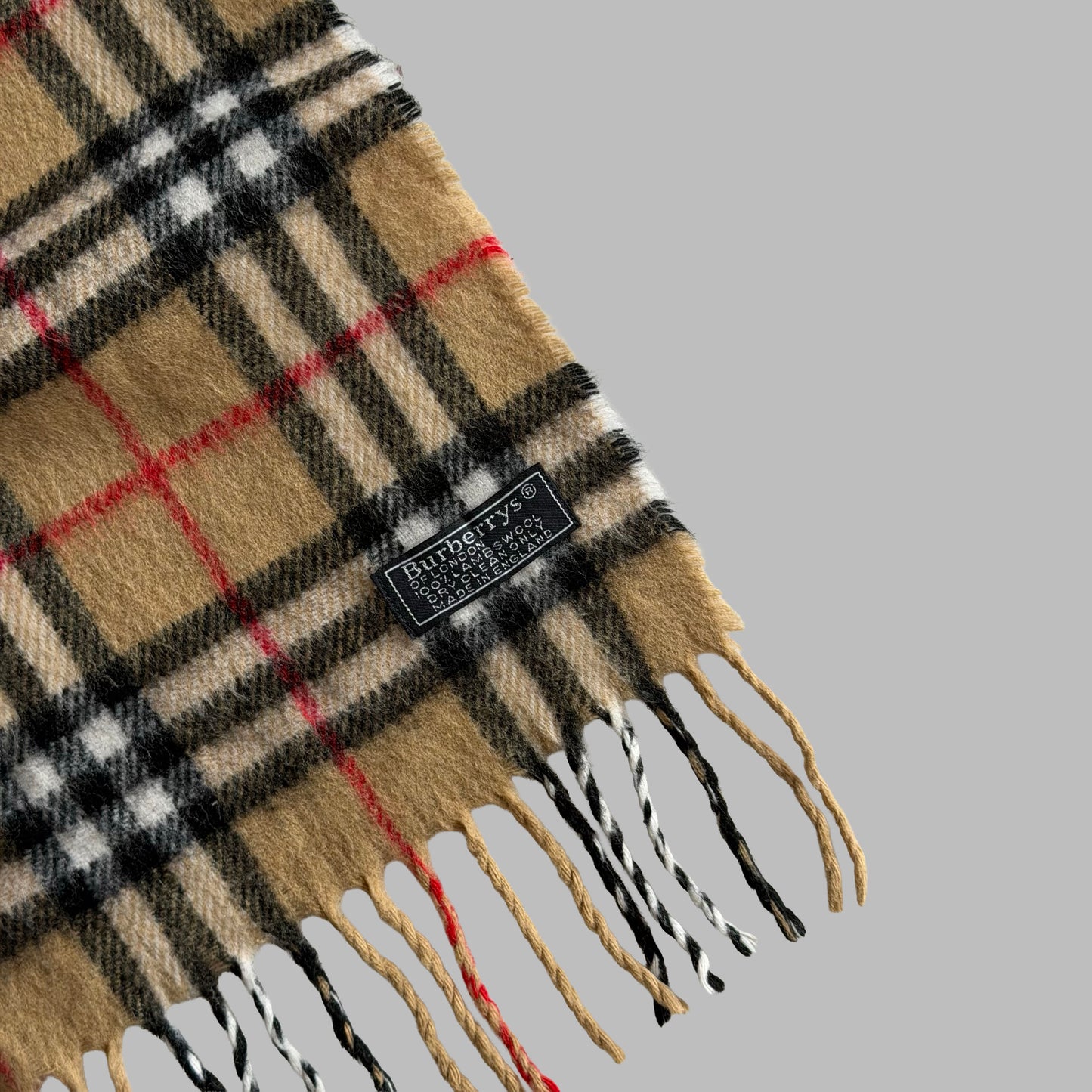90s Burberry Nova Check Scarf