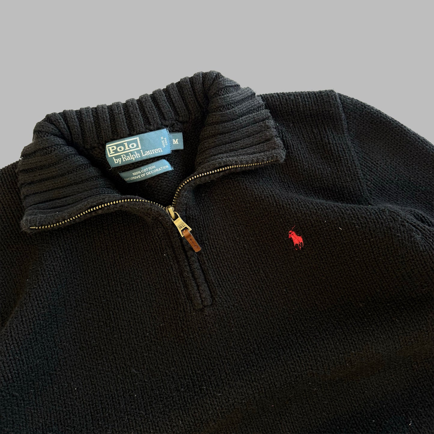 90s Polo Ralph Lauren Quarter Zip - M