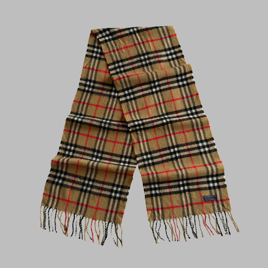 90s Burberry Nova Check Scarf