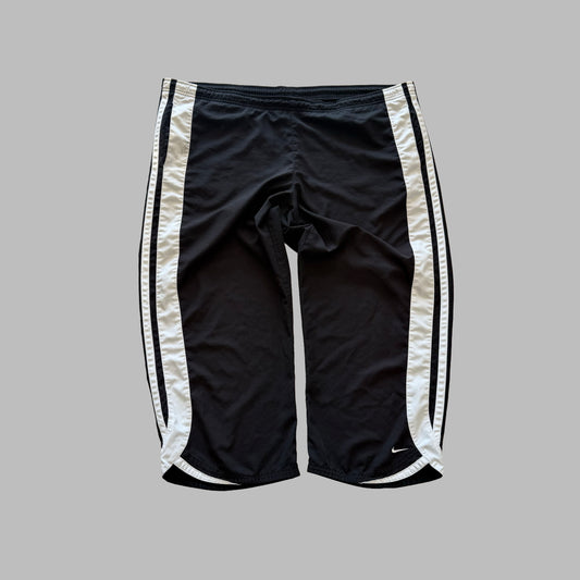 Y2K Nike Striped 3/4 Length Track Pants - XL