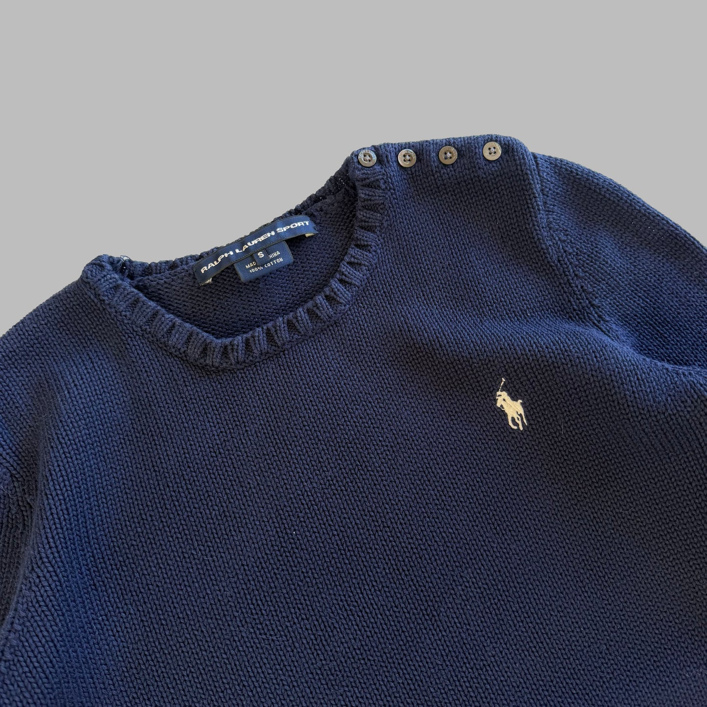 Y2K Polo Ralph Lauren Heavy Knit - S
